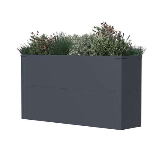Westmann Talus l metalen plantenbak met bodem 100x25x52 cm - - Image 1