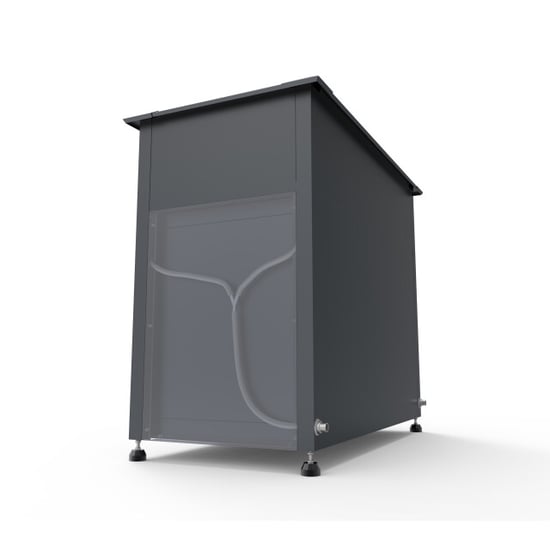 Westmann Plexa verhoogde plantenbak met opzet weeekkas opbergruimte en - Image 2