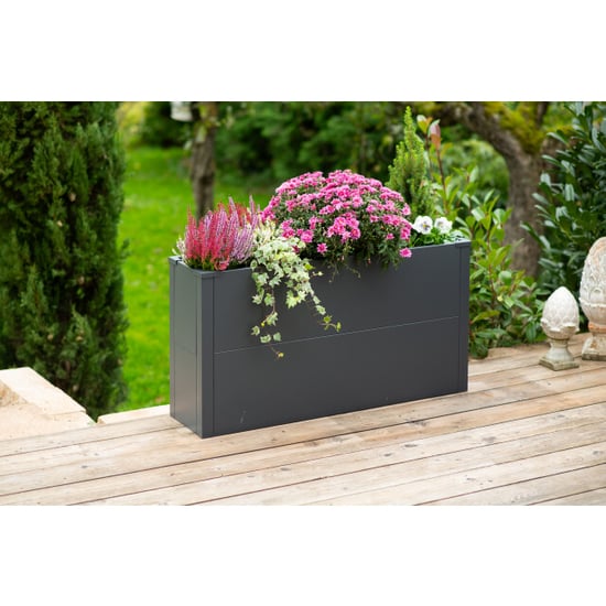 Westmann Talus l metalen plantenbak met bodem 100x25x52 cm - - Image 4