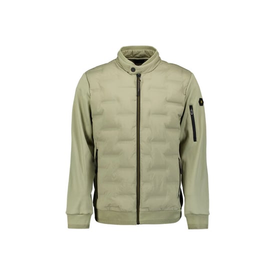 No Excess Jacket short fit sealed knitted mix light army - Image 2