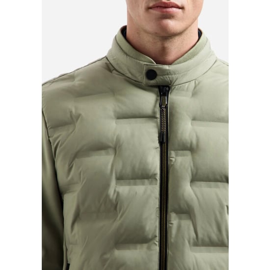 No Excess Jacket short fit sealed knitted mix light army - Image 3