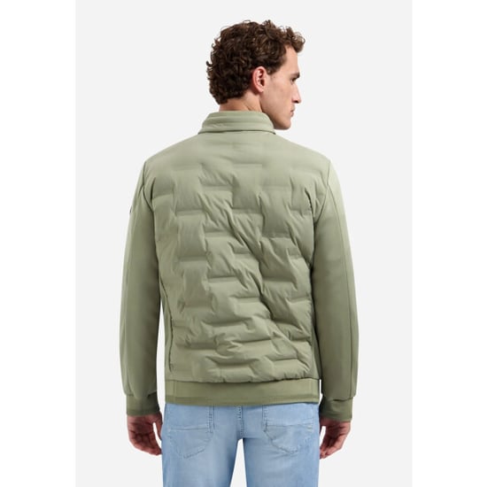 No Excess Jacket short fit sealed knitted mix light army - Image 5