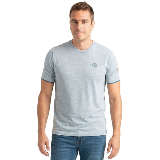 Heren T-shirt met Korte Mouwen Micro-strepen PRI2532 - Image 1