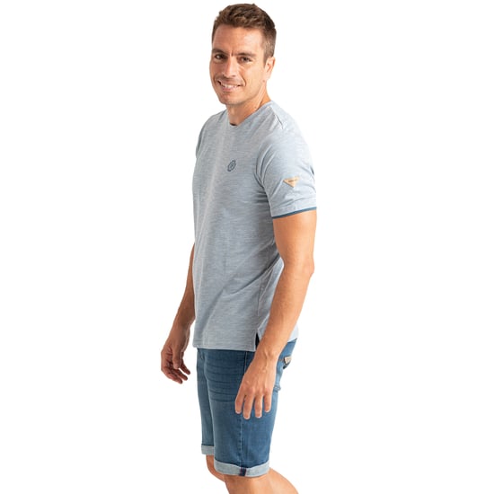 Heren T-shirt met Korte Mouwen Micro-strepen PRI2532 - Image 2