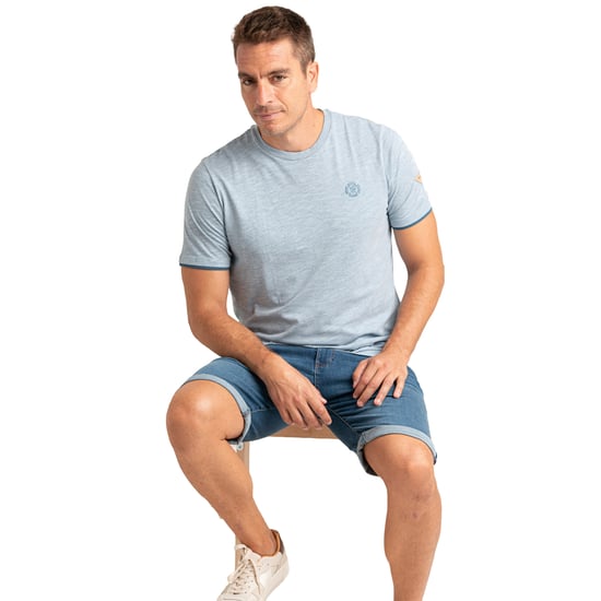 Heren T-shirt met Korte Mouwen Micro-strepen PRI2532 - Image 3