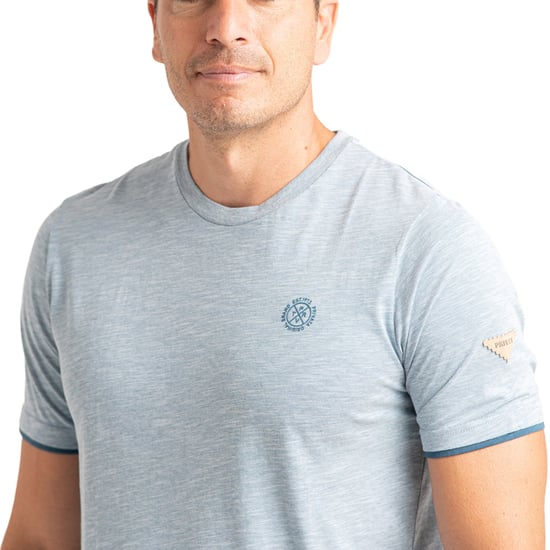 Heren T-shirt met Korte Mouwen Micro-strepen PRI2532 - Image 4