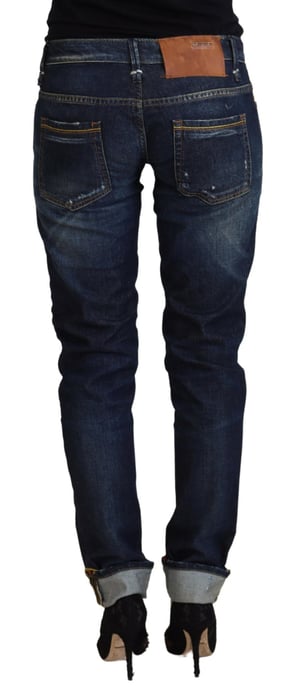 Skinny Jeans Med Slitage Detaljer - Image 3