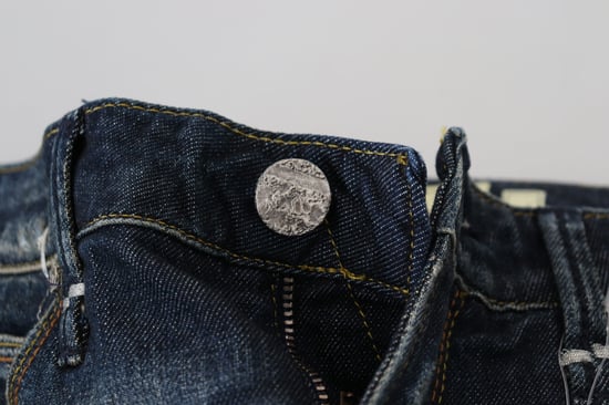 Skinny Jeans Med Slitage Detaljer - Image 4