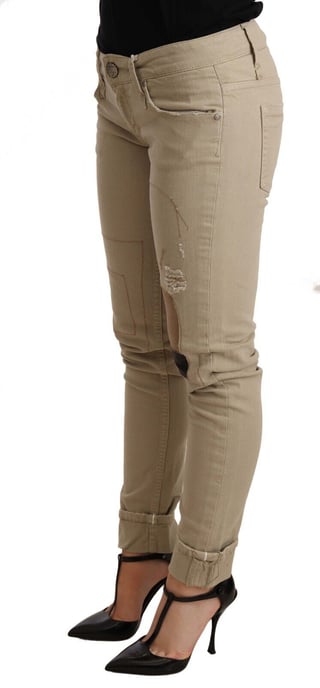 Acht Skinny Jeans Met Gescheurde Patches - Image 2