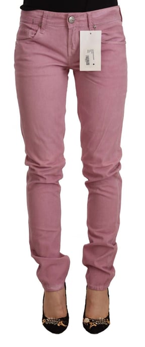 Pink Jeans Casual Style - Image 1