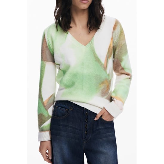 Desigual Verde Acrylic Women's Jersey - Image 1