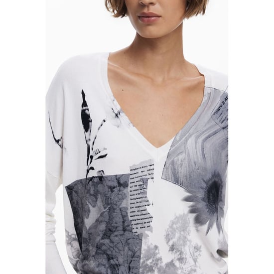 Desigual Witte Viscose Dames T-shirt - Image 3