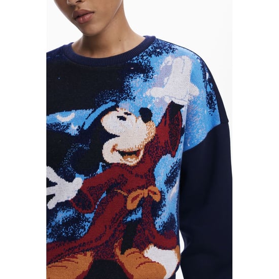 Desigual Blu Katoenen Vrouwen Sweatshirt - Image 3