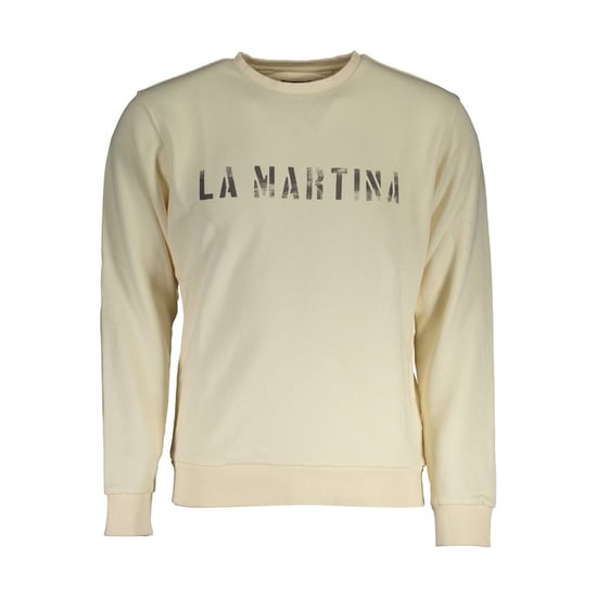 La Martina Bianco Bomull Herr Sweatshirt - Image 1
