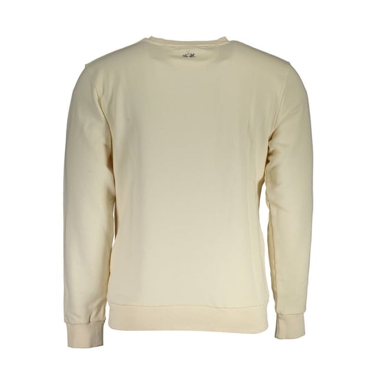 La Martina Bianco Bomull Herr Sweatshirt - Image 2