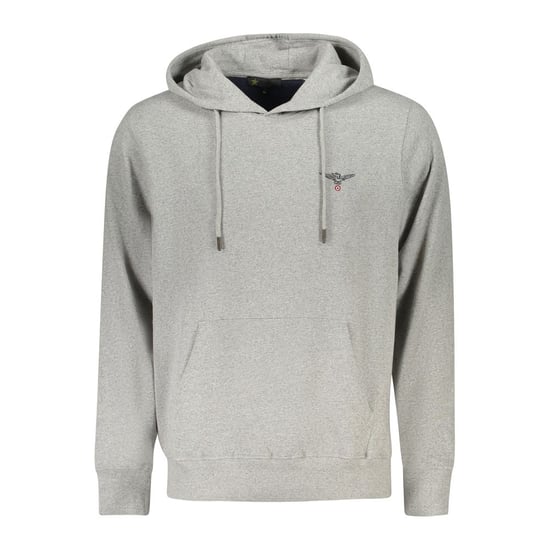 Accademia Militare Grigio Cotton Men's Hoodie Sweatshirt - Image 1