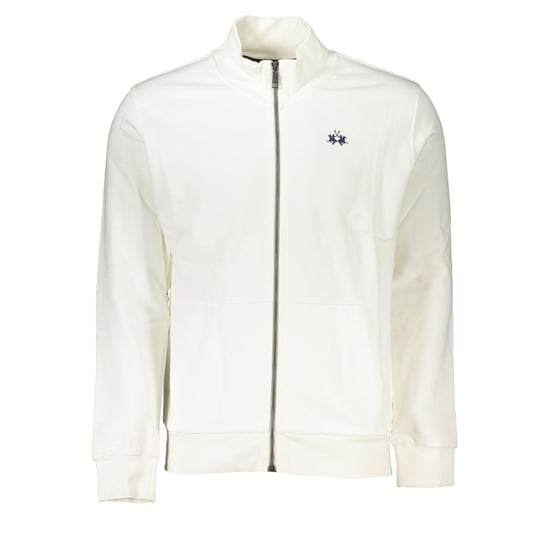 La Martina Bianco Bomull Herr Sweatshirt - Image 1