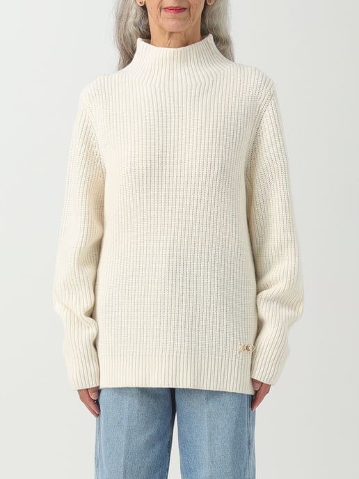 Ribbad Mockneck Merinoulltröja - Image 1