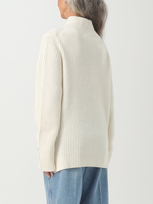 Ribbad Mockneck Merinoulltröja - Image 2