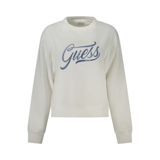Guess Jeans Witte Katoenen Vrouwen Sweater - Image 1