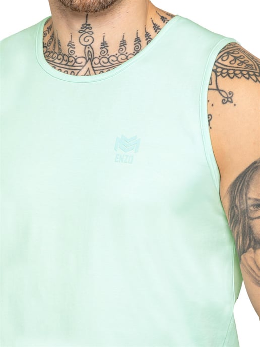 Enzo Milano | Mens Gym Tank Top - Image 3