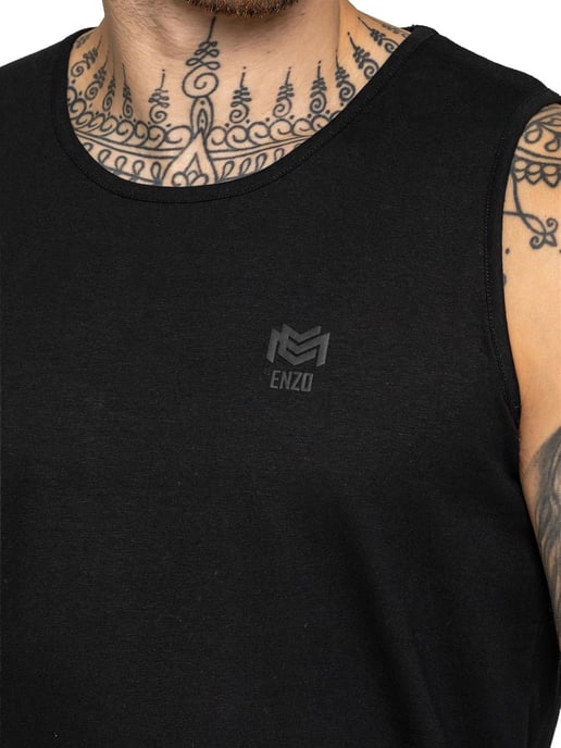 Enzo Milano | Mens Gym Tank Top - Image 3
