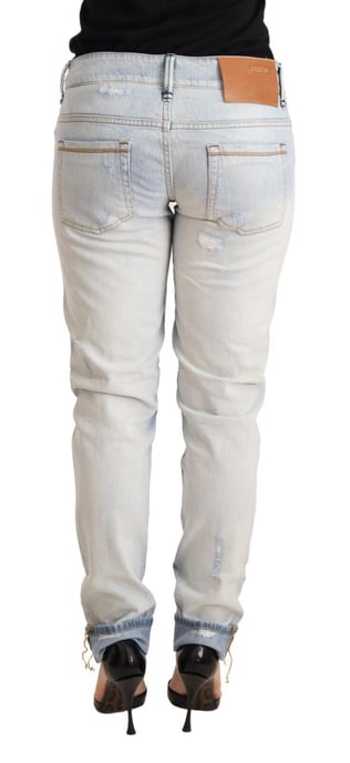 Acht Sliten Jeans Rakt Ben - Image 2