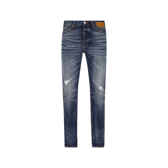 Palm Angels Blauwe Katoenen Rechtaf Jeans - Image 1