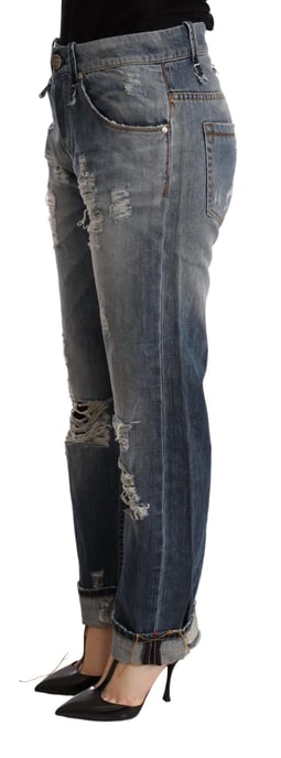 Kille Jeans Med Slitsar och Revor - Image 2