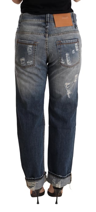 Kille Jeans Med Slitsar och Revor - Image 3