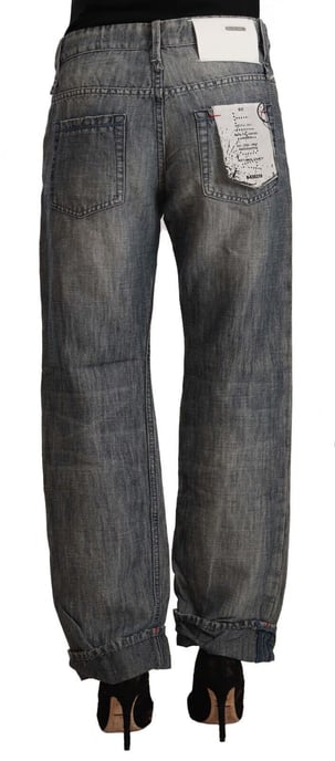 Relaxed Fit Jeans met Verstevigde Zoom en Versleten Effect - Image 2