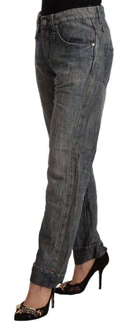 Relaxed Fit Jeans met Verstevigde Zoom en Versleten Effect - Image 3