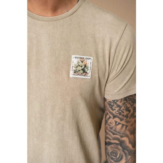 Petrol Industries Heren shirt m-1060-tsr623 7130 light tan - Image 6