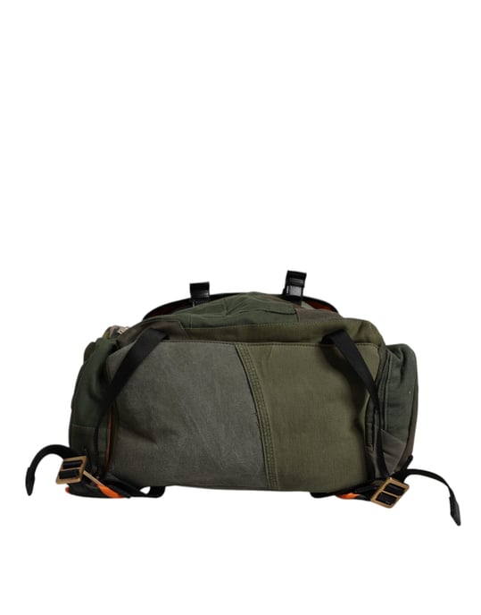 Militaire Groene Patchwork Reistas Rugzak - Image 5