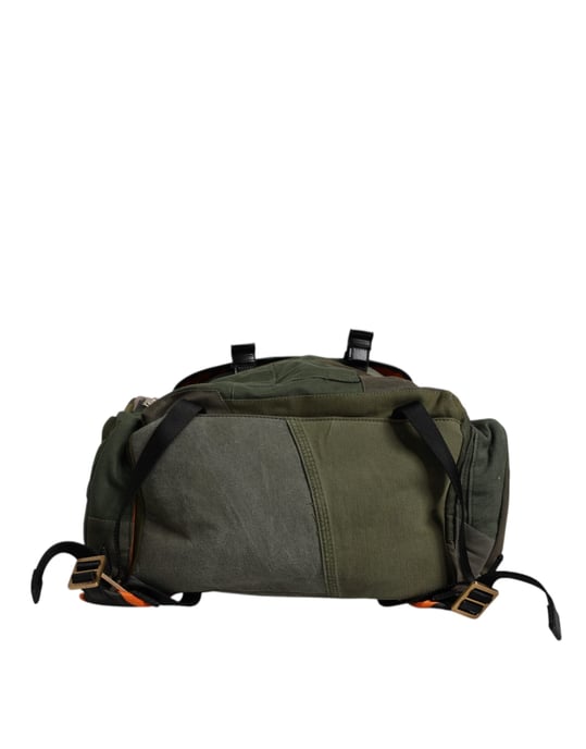 Militaire Groene Patchwork Reistas Rugzak - Image 6