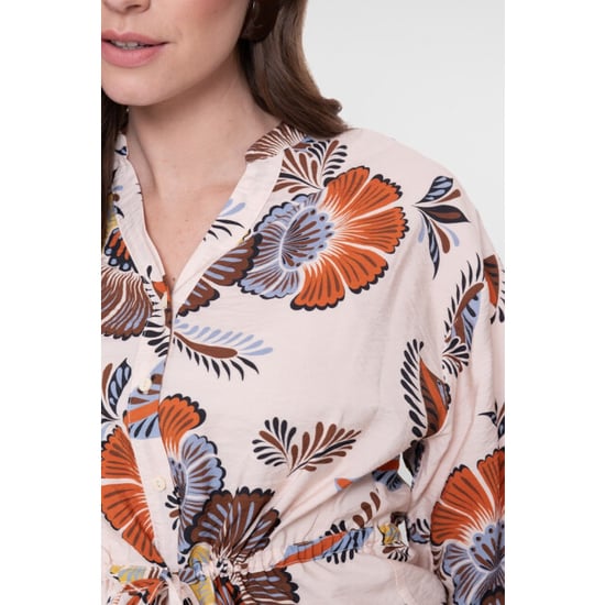 Geisha blouse 63261-20 718 /brown/chambray - Image 2