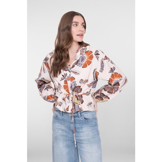 Geisha blouse 63261-20 718 /brown/chambray - Image 4