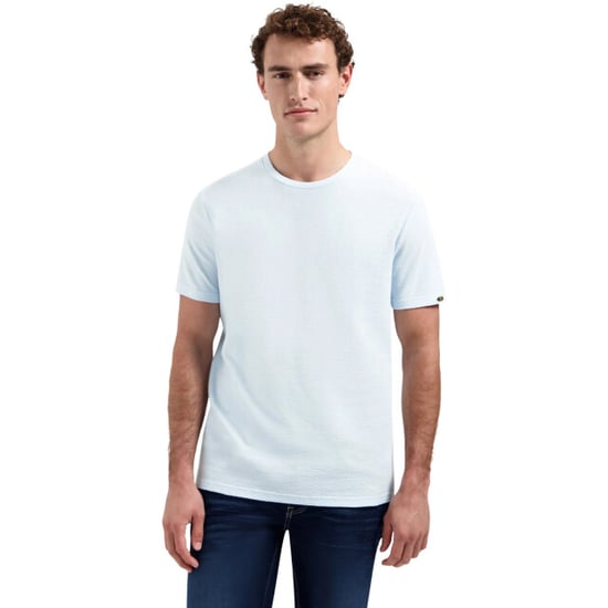 No Excess T-shirt crewneck solid jacquard licht - Image 5