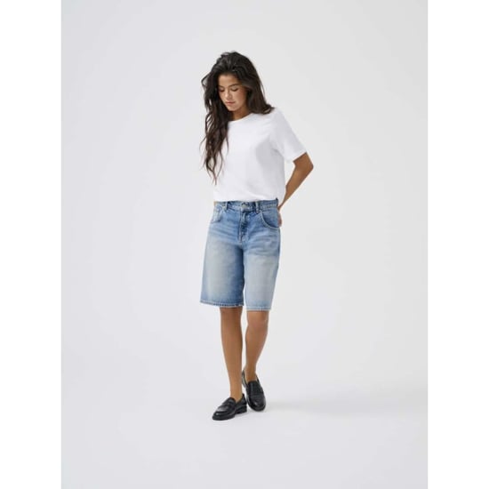 Only Onlmate reg baggy long shorts dnm noos medium blue - Image 5