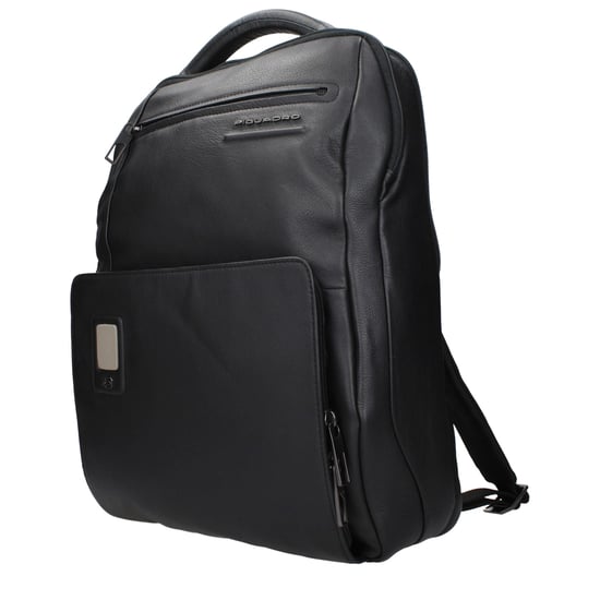 Piquadro Zwart Leren Rugzak - Image 2