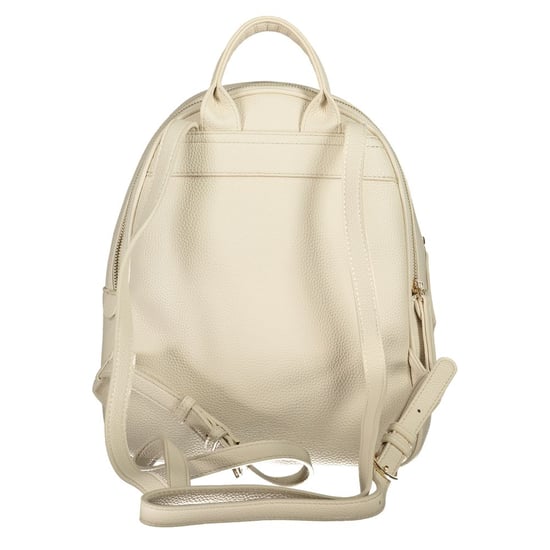 Mario Valentino Beige Polyurethane Women Backpack - Image 2