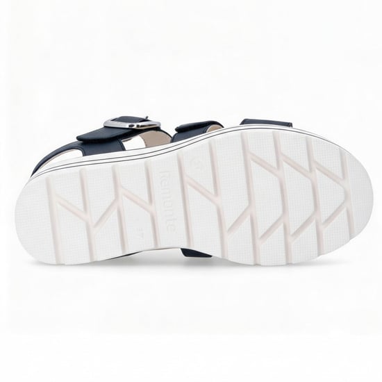 Remonte D3n50 Womens Ankle Strap Sandals Blue - Image 4
