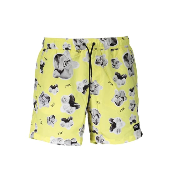 Karl Lagerfeld Yellow Polyester Men Swim Boxer - Image 1