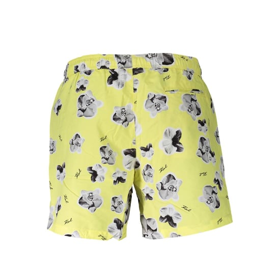 Karl Lagerfeld Yellow Polyester Men Swim Boxer - Image 2