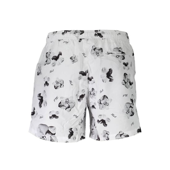 Karl Lagerfeld Bianco Polyester Heren Zwem Boxer - Image 2