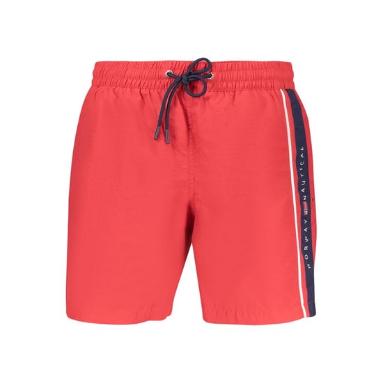 Noorwegen 1963 Rosso Poliammide Heren Zwem Boxer - Image 1