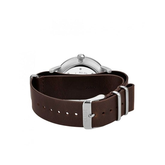 Cluse Bruin Leren Horloge - Image 2
