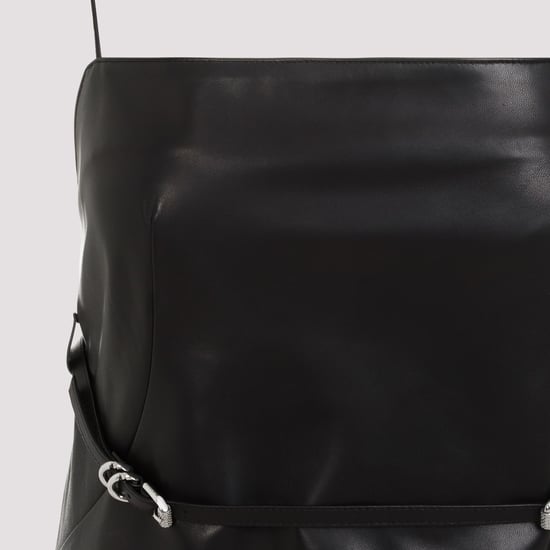 Voyou Leather Mini Dress - Image 4