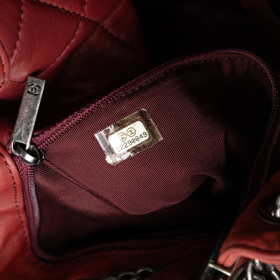 Tweedehands Medium Stitched Kalfsleren Urban Luxe Rugzak met Touwsluiting - Image 5