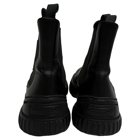 Dior D-Racer Chelsea Ankle Boots in Black Leather - Image 3